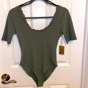 NBW Hunter Green Bodysuit
